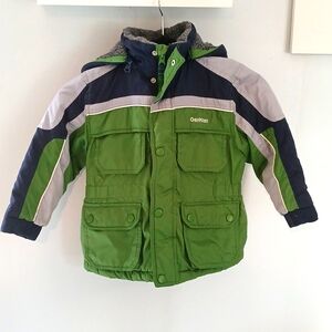 OshKosh B'gosh Green and Blue Kids Jacket